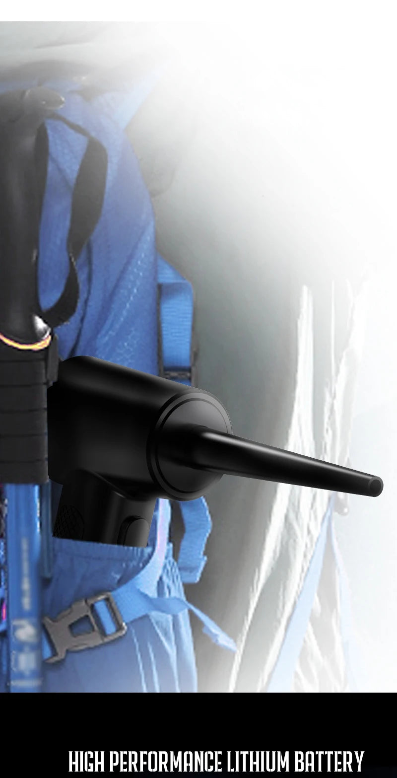 Protable Air Duster for Computer Cleaning 51000RPM Cordless Compressed Air Blower with LED Light for PC computers Keyboard Clean