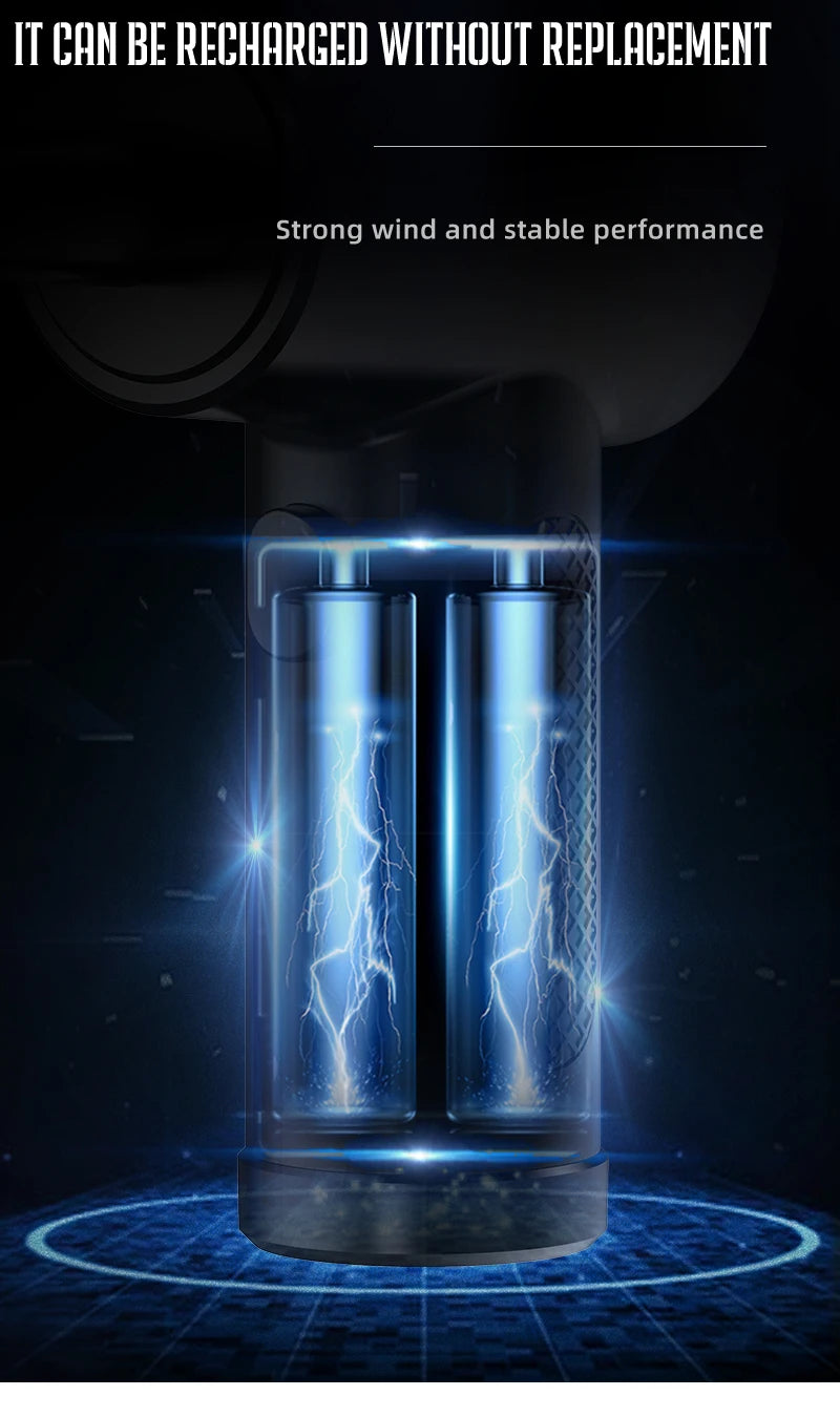 Protable Air Duster for Computer Cleaning 51000RPM Cordless Compressed Air Blower with LED Light for PC computers Keyboard Clean