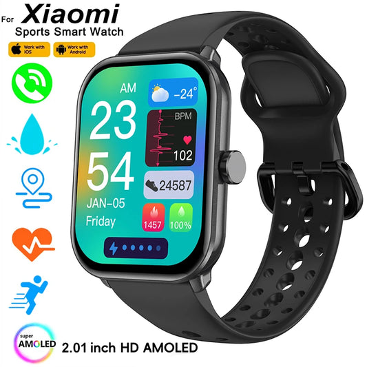 Xiaomi Watch 5 Global Version Men Women HD AMOLED Screen Heart Rate Bluetooth Call GPS Track Waterproof Sports Smart Watch
