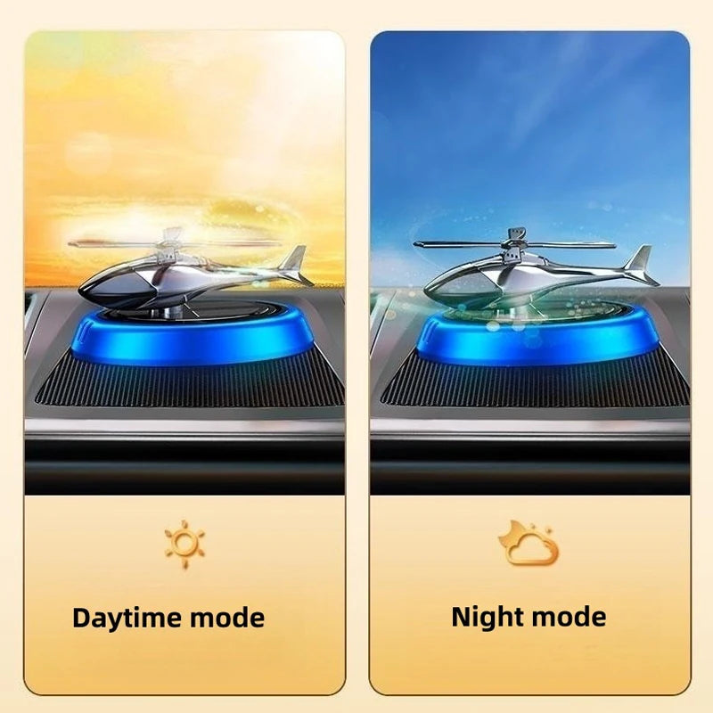 Solar Aircraft Car Decoration Ornaments Car Interior Accessories Desktop Ornament Gift For Woman, Man, Car Enthusiast