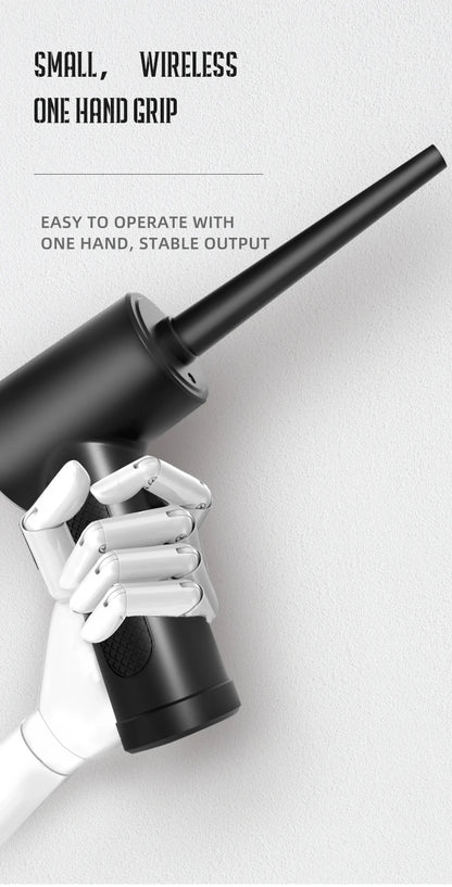 Protable Air Duster for Computer Cleaning 51000RPM Cordless Compressed Air Blower with LED Light for PC computers Keyboard Clean