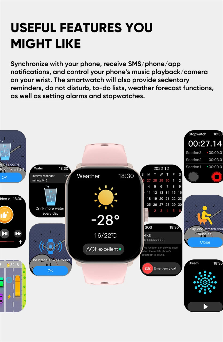 Xiaomi Watch 5 Global Version Men Women HD AMOLED Screen Heart Rate Bluetooth Call GPS Track Waterproof Sports Smart Watch