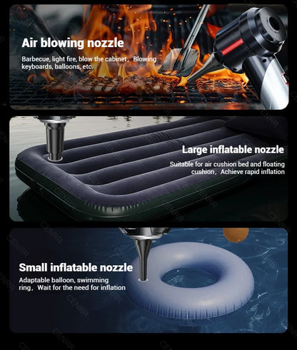 CENRR Car Vacuum Cleaner Mini 998000PA Powerful Cordless Portable Vacuum Cleaner for Home Appliance Handheld Blower Car Cleaner