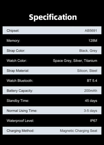 New Ultra Thin Smart Watch men 1.96" AMOLED 360*360 HD Pixel Display Always Show Time Call Reminder Smartwatch Ladies For huawei