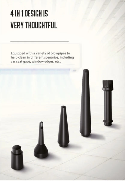 Protable Air Duster for Computer Cleaning 51000RPM Cordless Compressed Air Blower with LED Light for PC computers Keyboard Clean