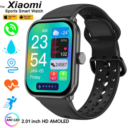 Xiaomi Watch 5 Global Version Men Women HD AMOLED Screen Heart Rate Bluetooth Call GPS Track Waterproof Sports Smart Watch