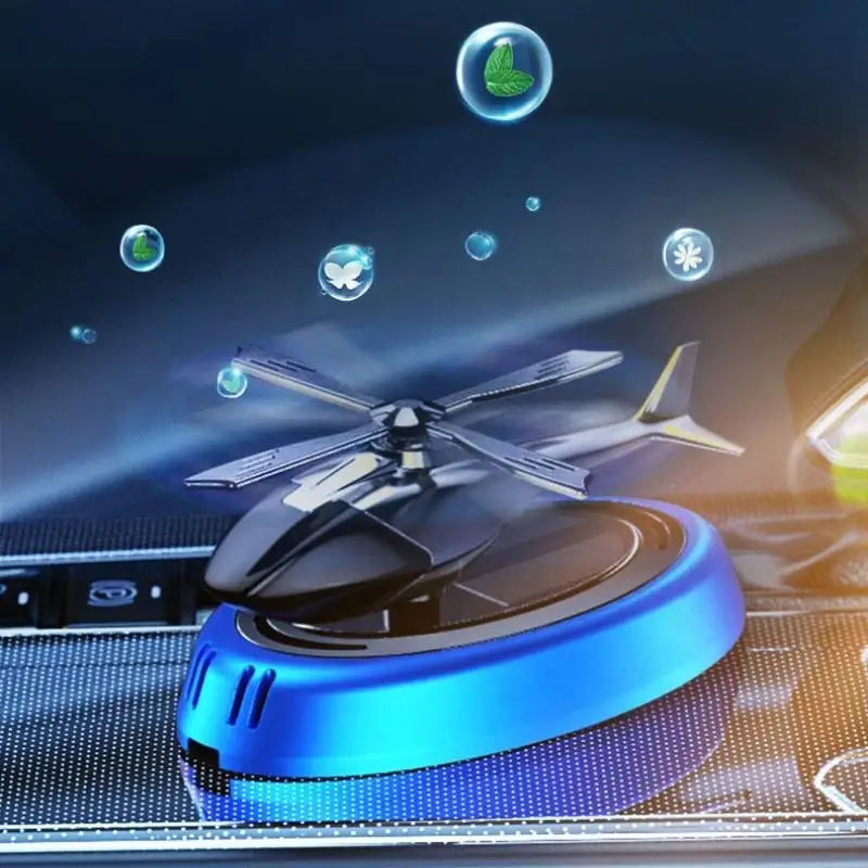 Solar Aircraft Car Decoration Ornaments Car Interior Accessories Desktop Ornament Gift For Woman, Man, Car Enthusiast